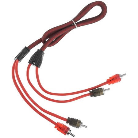 thumbnail image 2 of DS18 R6 Ultra Flex RCA Cable – 6ft, Level 1, 100% OFC, 24K Gold Plated, MPN R6 2 of 6